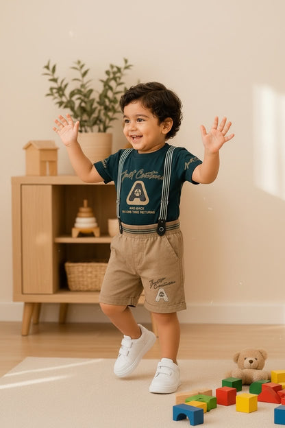 2864-Casual Cotton Two-Piece Clothing Set