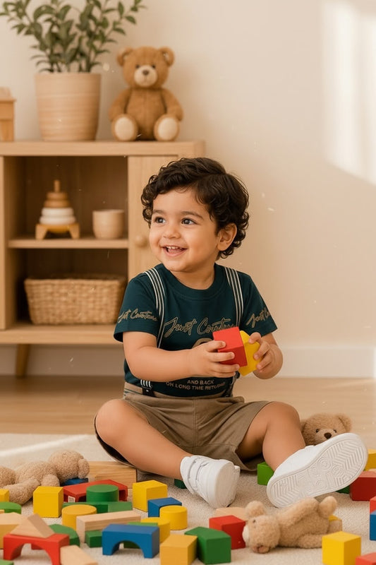 2864-Casual Cotton Two-Piece Clothing Set
