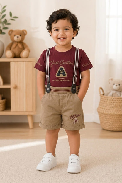 2864-Casual Cotton Two-Piece Clothing Set
